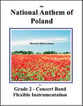 Polish National Anthem Concert Band sheet music cover